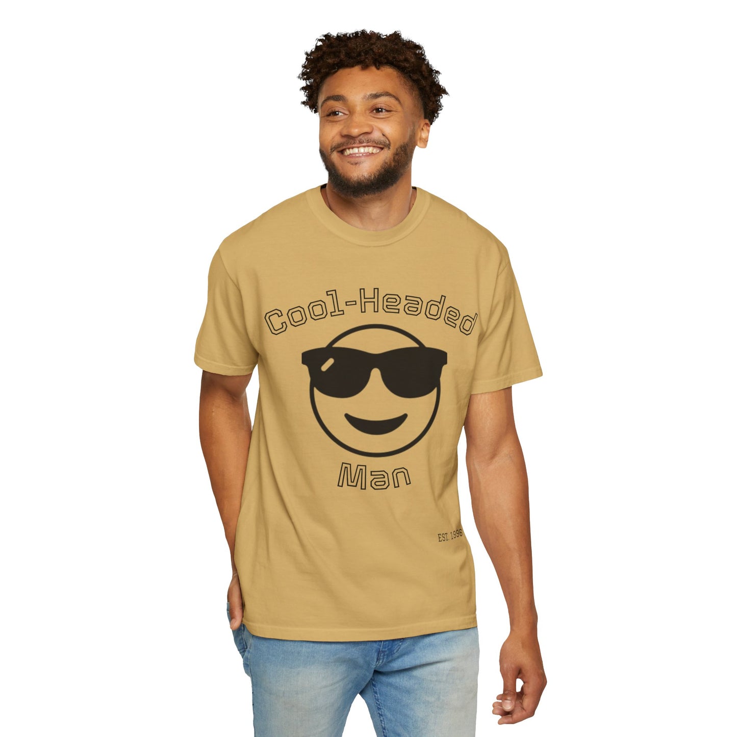 Cool-Headed Unisex T-Shirt, Funny Graphic Tee for Men, Cool Guy Gift, Summer Outfit, Casual Wear, Birthday Presents