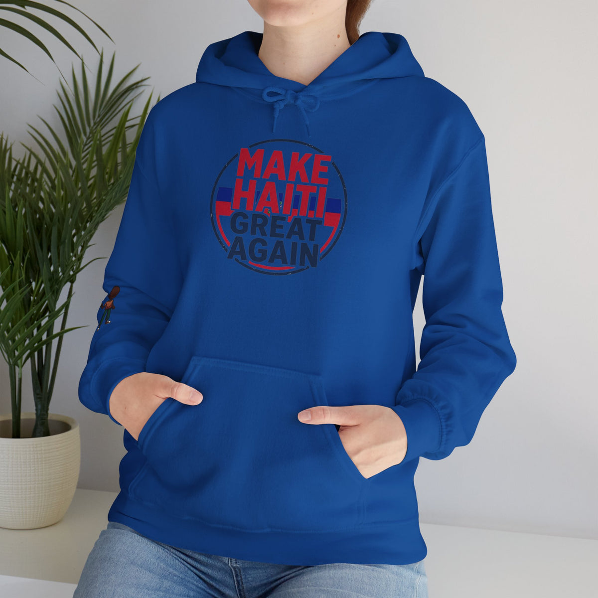 Hoodie - "Make Haiti Great Again" Political Solidarity Pullover
