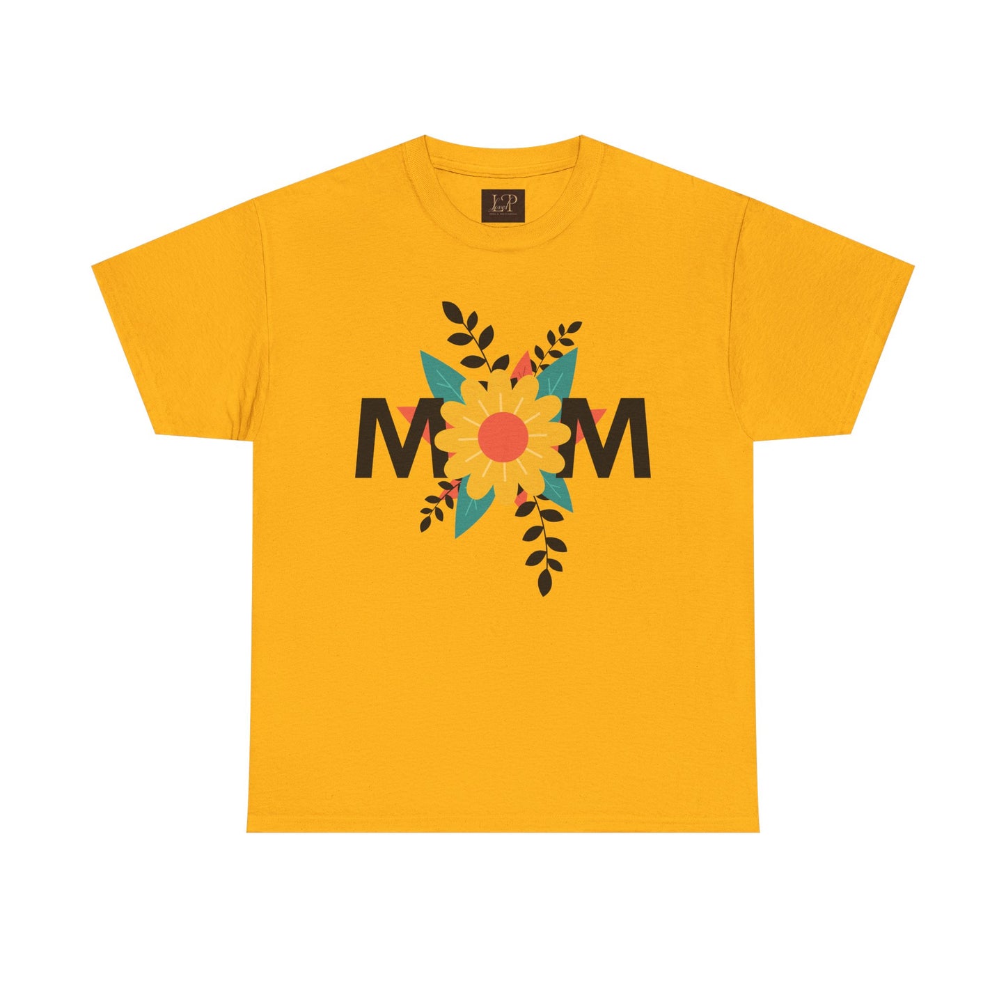Mom Floral Unisex Heavy Cotton Tee - Perfect Gift for Mother's Day