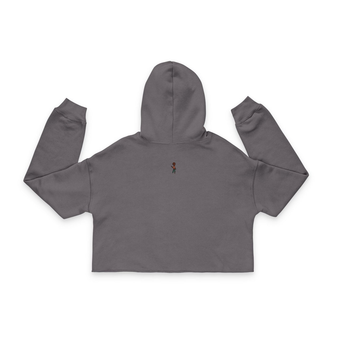 Cropped Hoodie — "Positive Vibes Only" Women's Cropped Hoodie