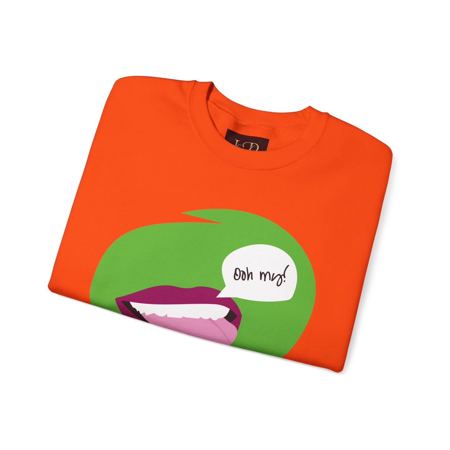 Playful 'Oh My!' Graphic Unisex Crewneck Sweatshirt