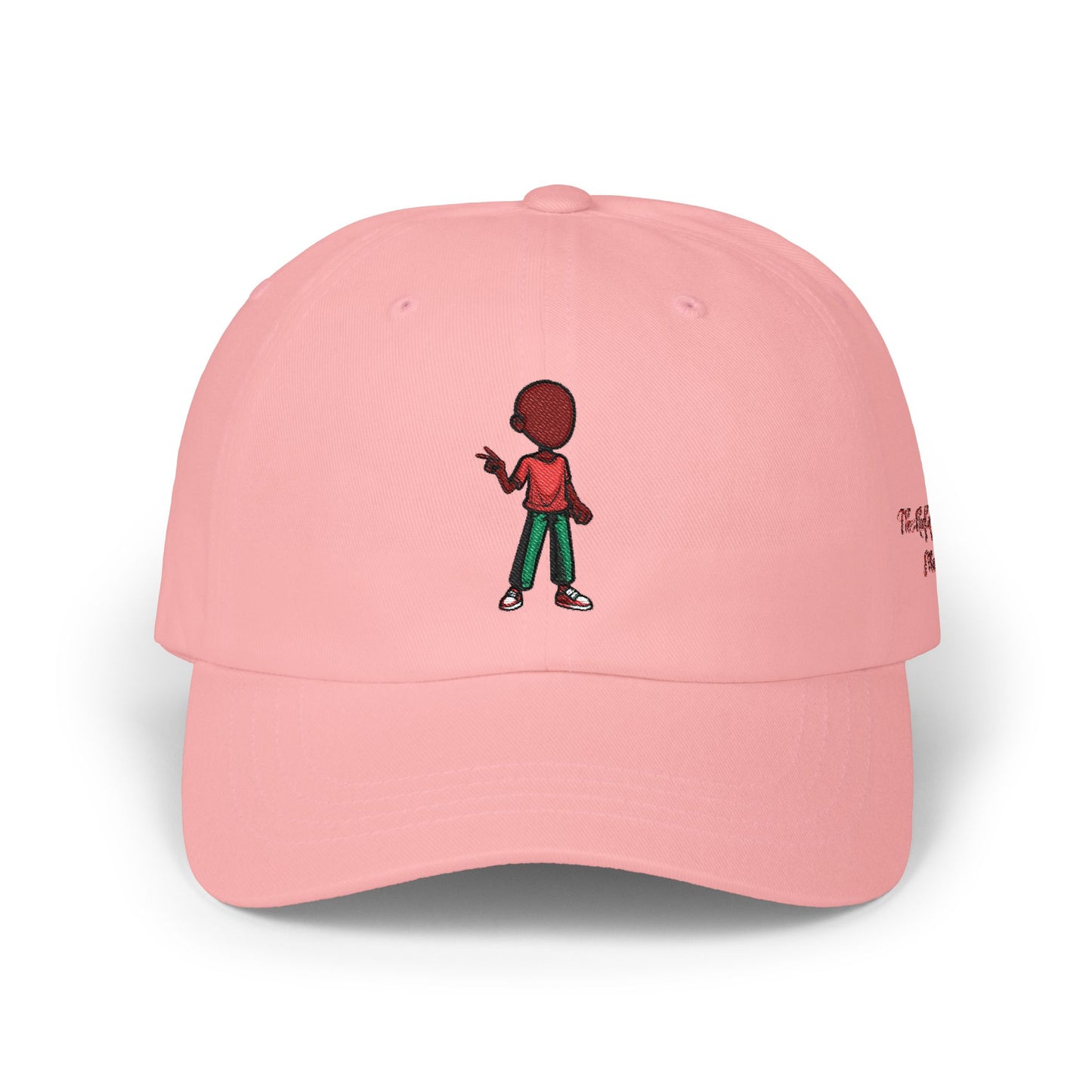 Embroidered Retro Figure Dad Cap – Minimal Streetwear Baseball Hat