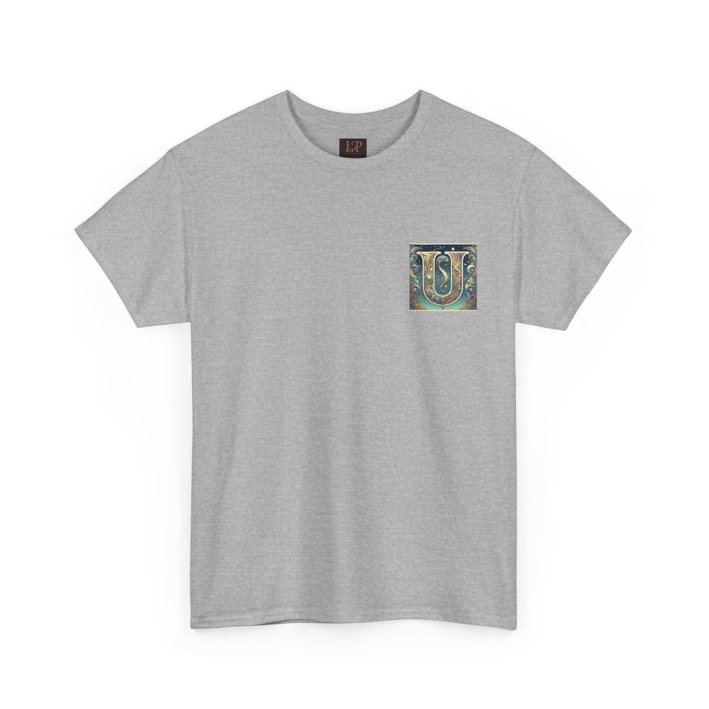 Unisex Heavy Cotton Tee - Stylish 'U' Graphic T-Shirt for Everyday Wear
