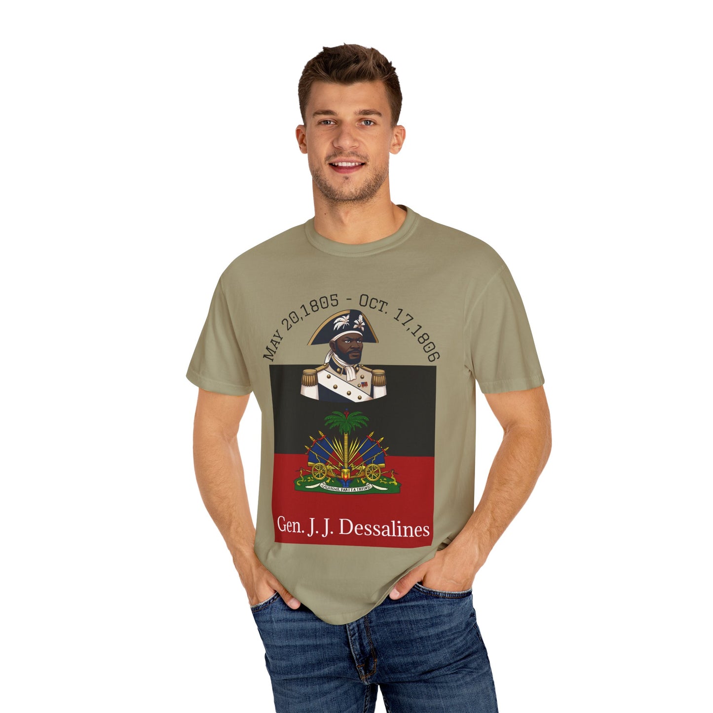 Gen. J.J. Dessalines T-Shirt, Historical Figure Tee, Haitian Revolution Apparel, Unisex Cotton Tee, Gift for History Buffs, Casual [...]