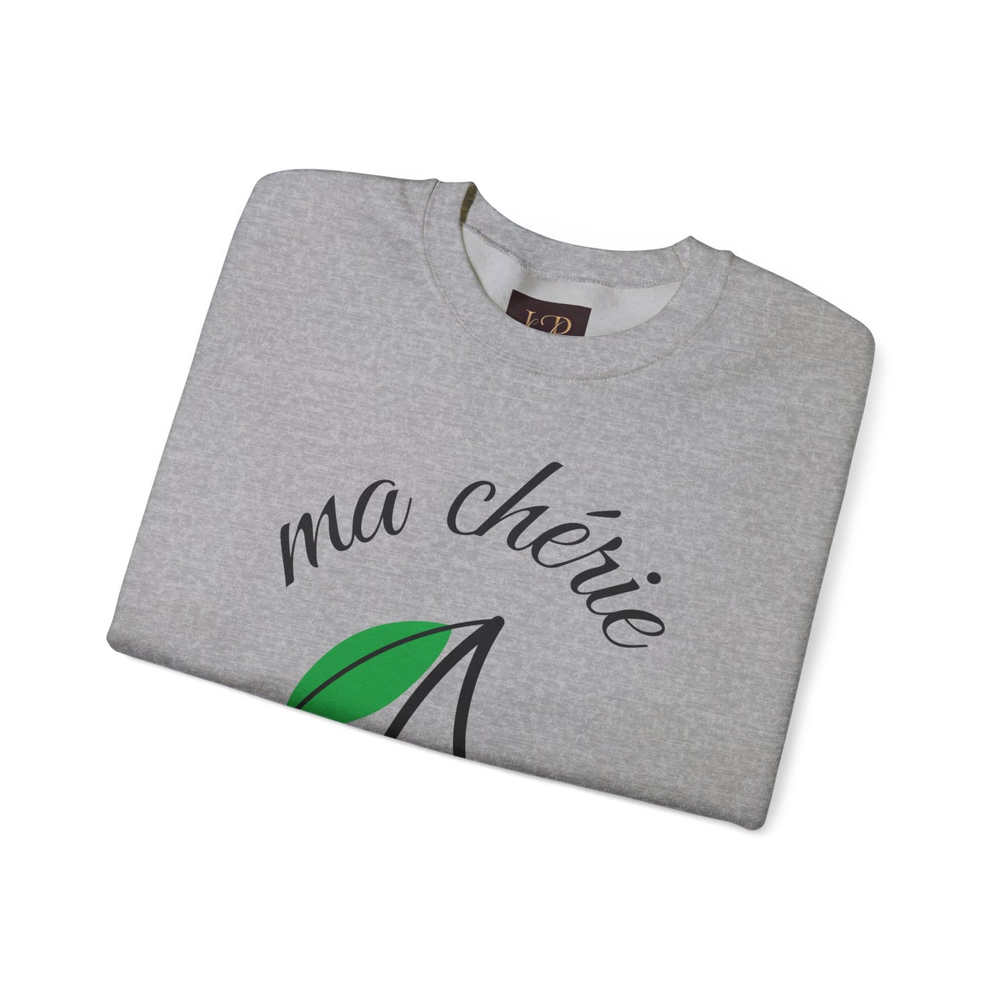 Cute Cherry Graphic Crewneck Sweatshirt - 'ma chérie'