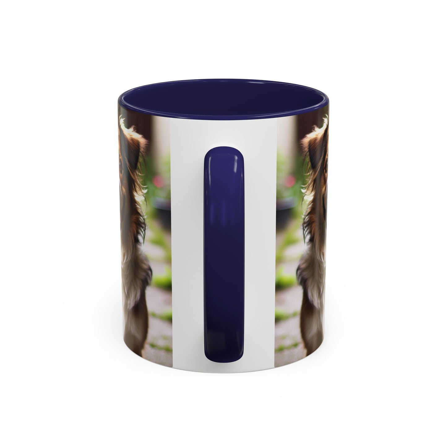 Happy Dog Graphic Accent Coffee Mug | Perfect for Pet Lovers