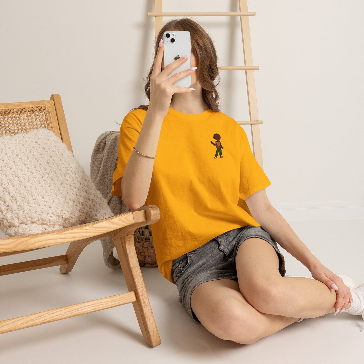 Mini Guitarist Tee — Cute Retro Kid Playing Guitar Graphic T-Shirt
