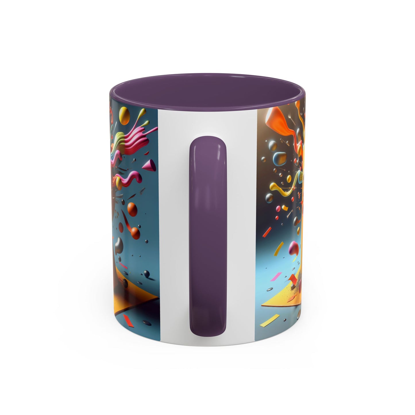 Colorful Artistic Accent Coffee Mug - 11oz & 15oz - Perfect for Creative Souls & Gift Giving