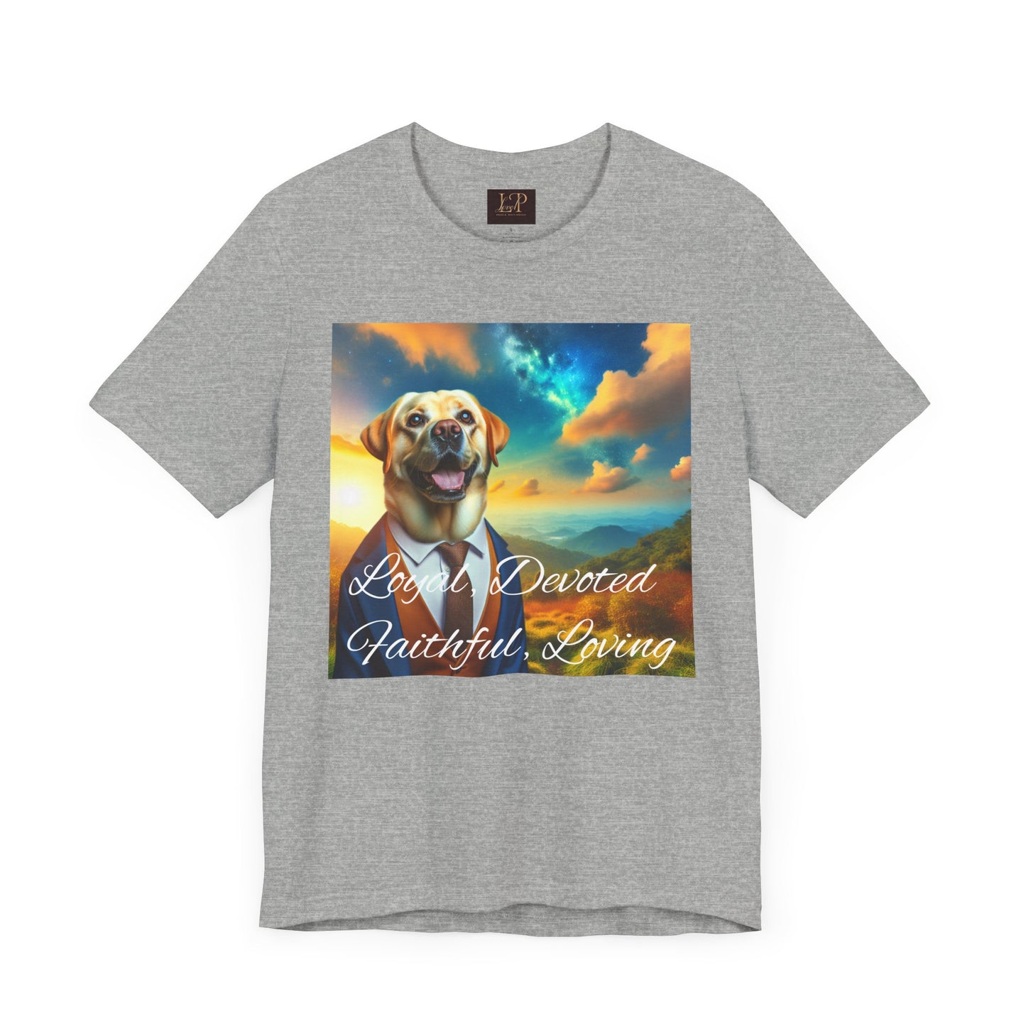 Labrador Love Unisex Jersey Tee - Devoted & Faithful Design