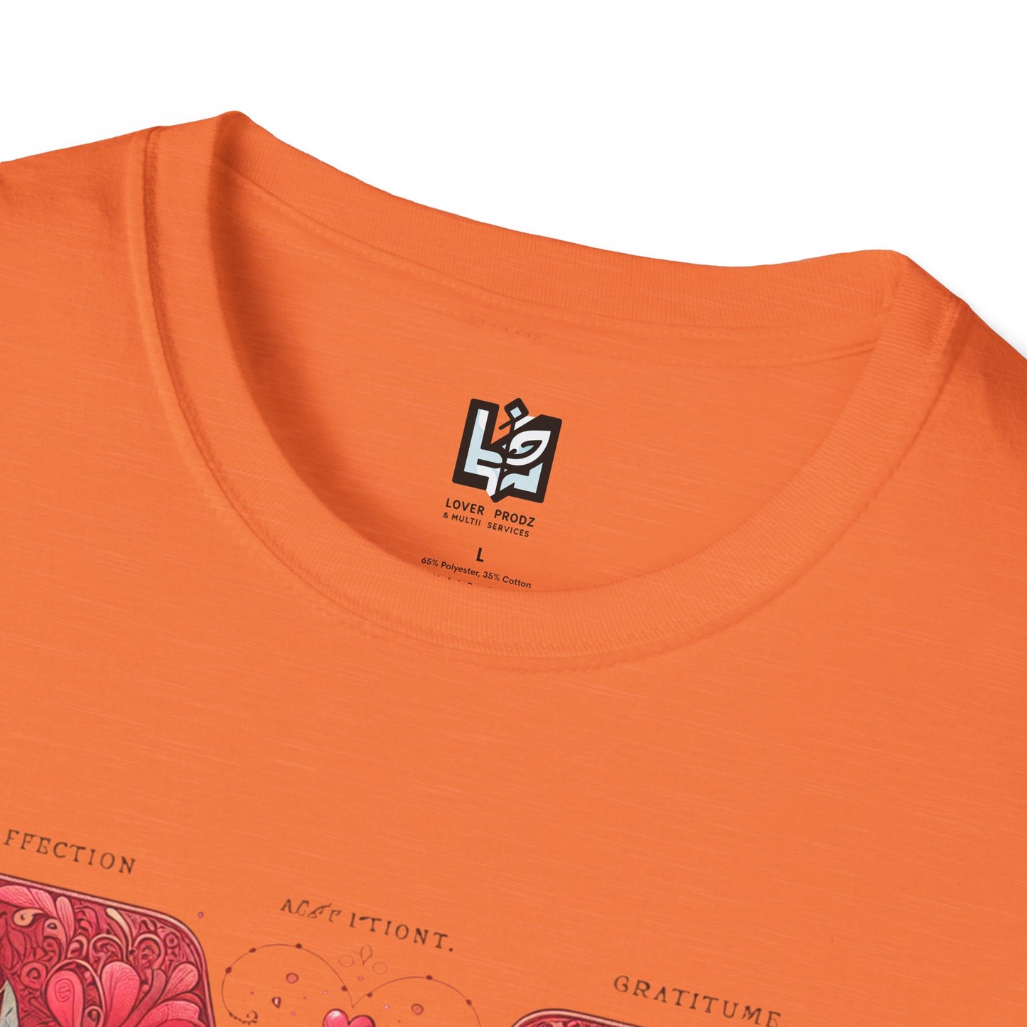 Floral Letter 'M' Unisex Softstyle T-Shirt - Perfect for Celebrations and Self-Expression