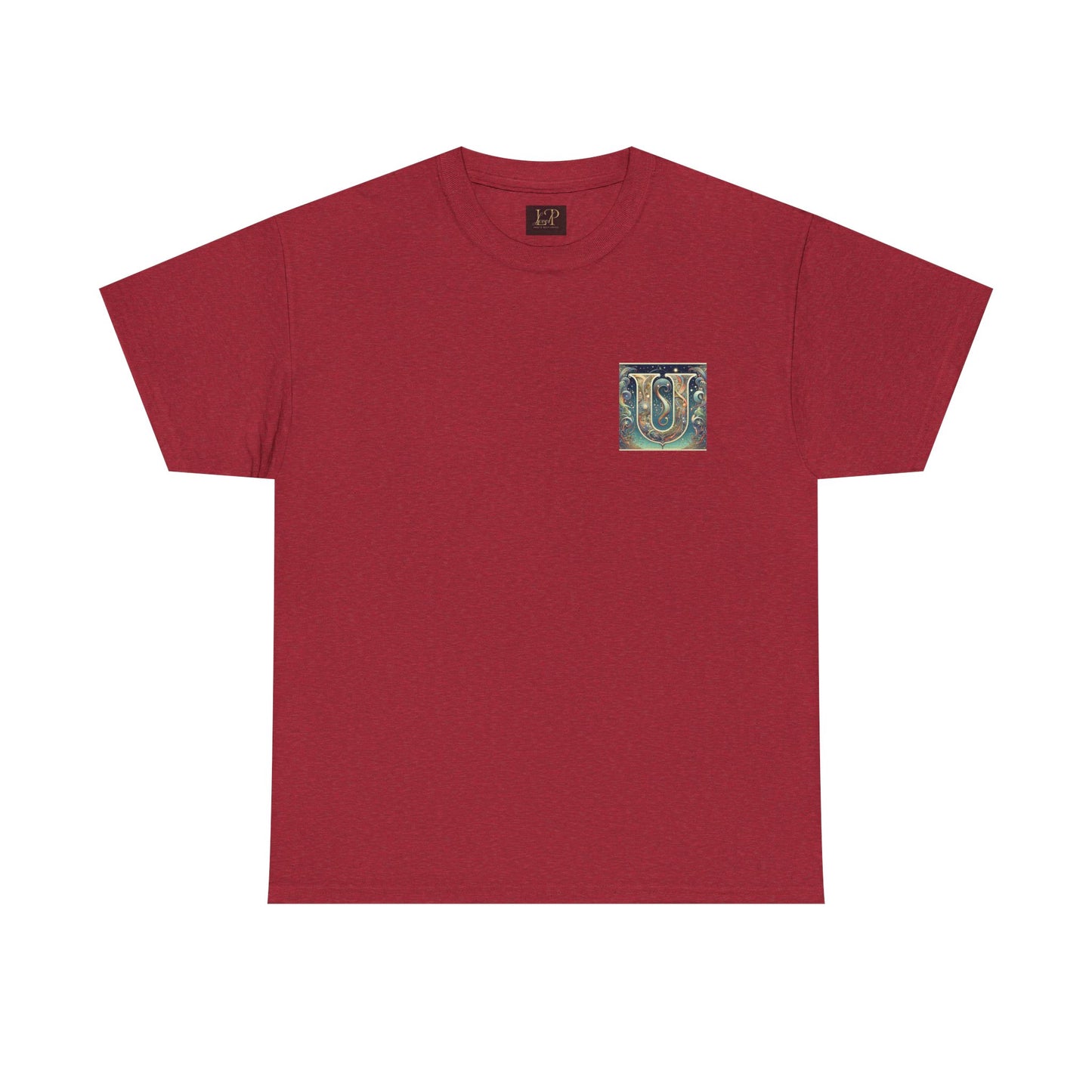 Unisex Heavy Cotton Tee - Stylish 'U' Graphic T-Shirt for Everyday Wear