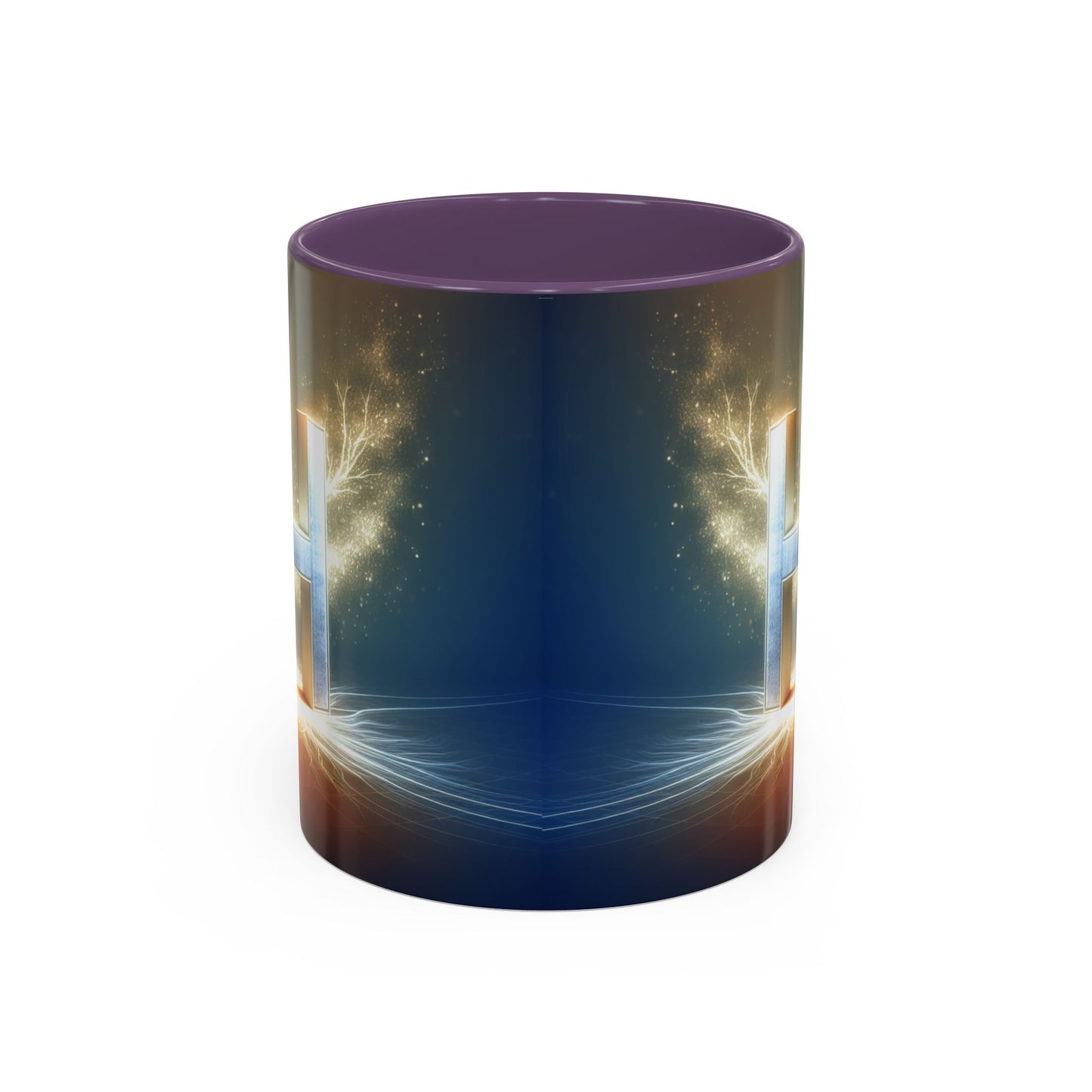 Stunning Accent Coffee Mug with Abstract Letter Design