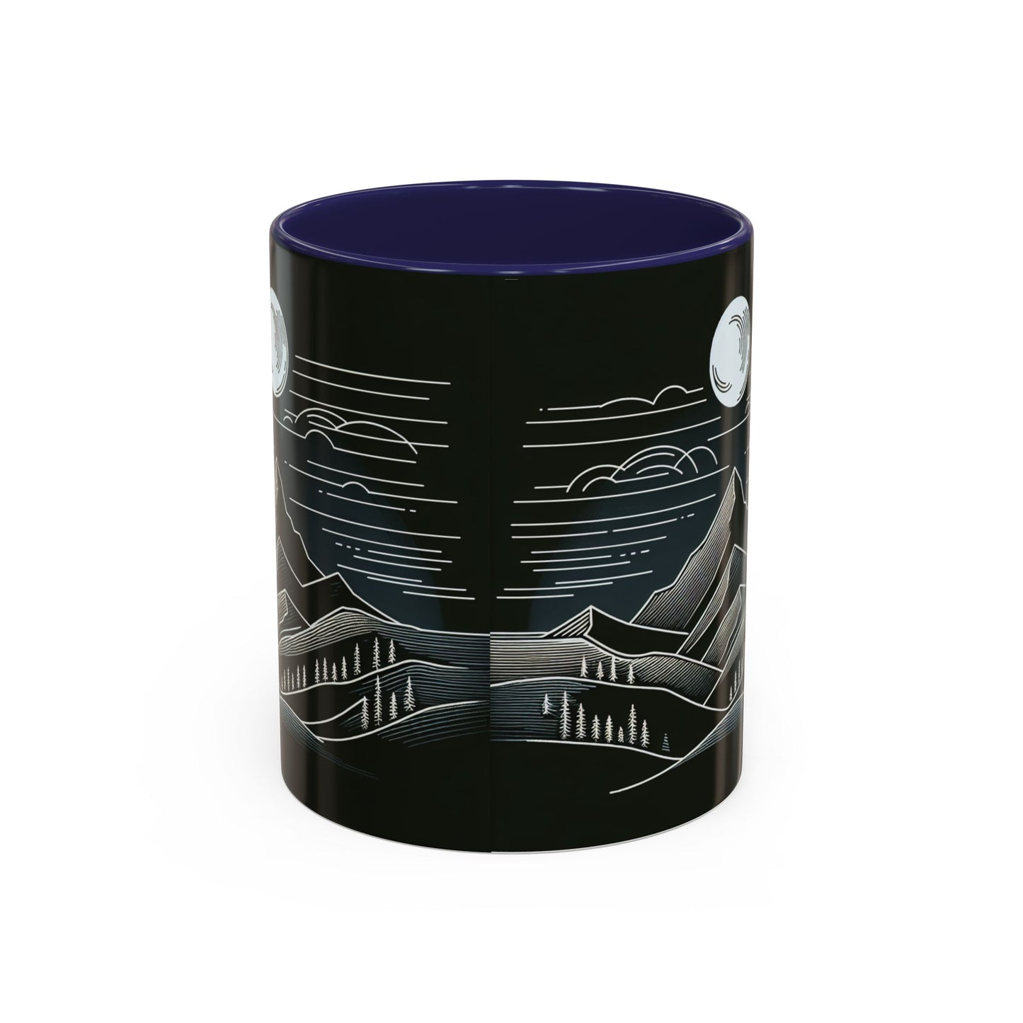 Mountain Landscape Accent Coffee Mug - Nature Inspired 11 & 15oz