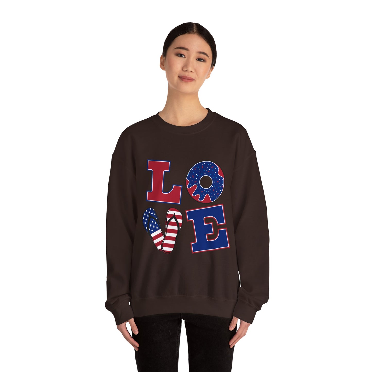 Copy of Love Vibes Unisex Heavy Blend™ Crewneck Sweatshirt - Perfect for Holidays and Celebrations