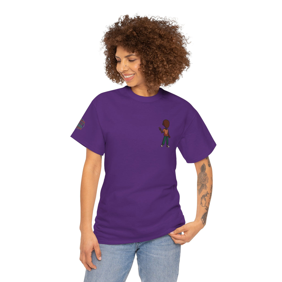 Mini Guitarist Tee — Cute Retro Kid Playing Guitar Graphic T-Shirt