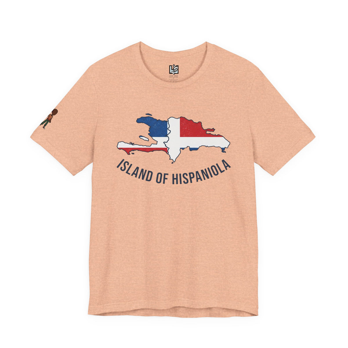 Island of Hispaniola Map T-Shirt