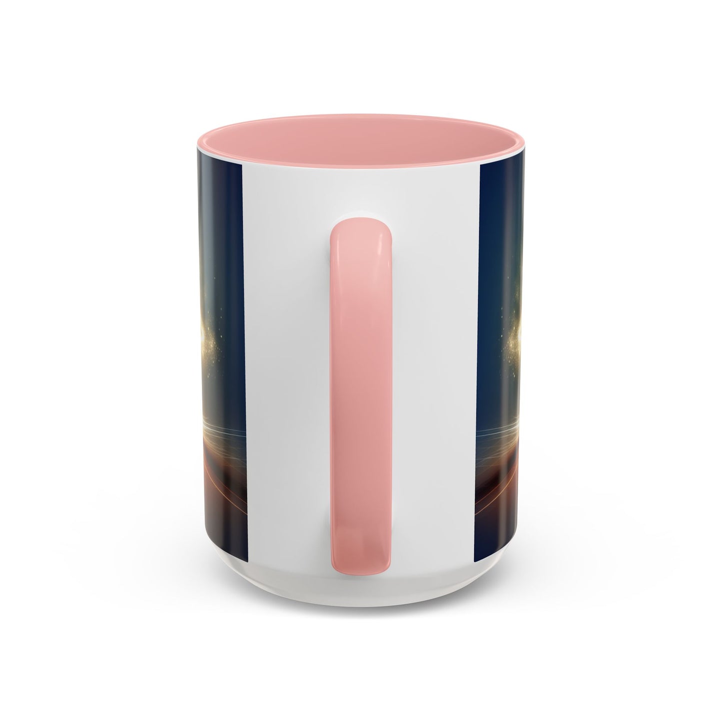 Stunning Accent Coffee Mug with Abstract Letter Design