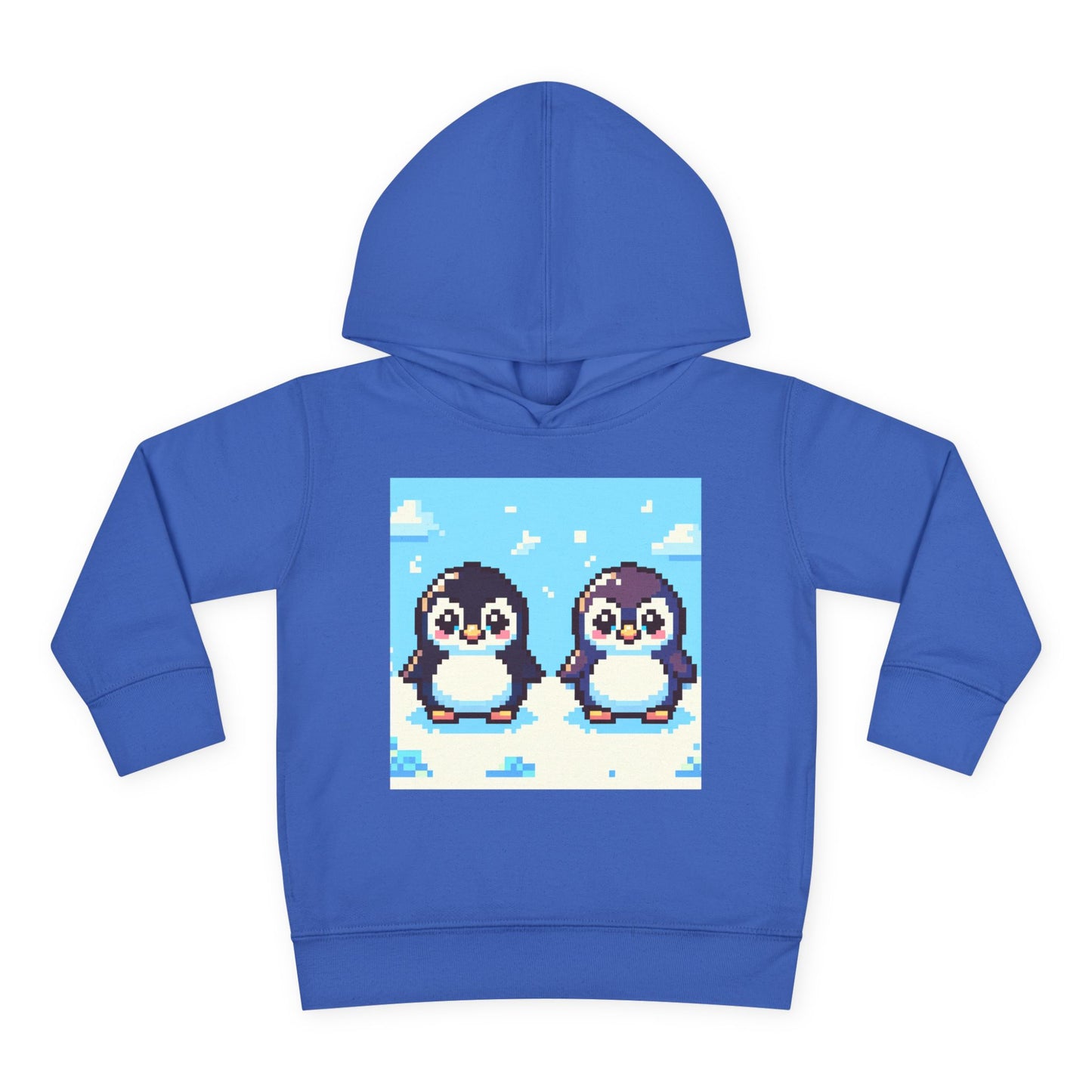 Cute Penguin Toddler Pullover Fleece Hoodie - Perfect for Winter Playtime