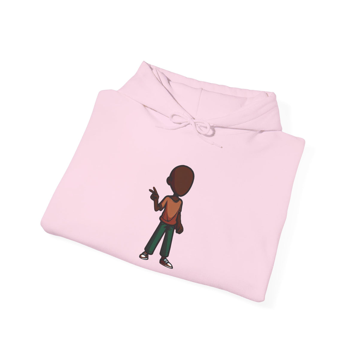 Make Haiti The Pearl of the Antilles Again Hoodie — Cartoon Figure Back Print