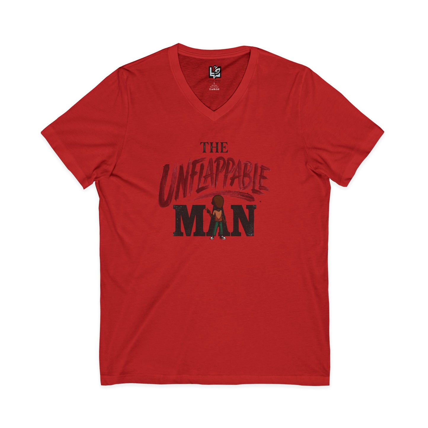 The Unflappable Man V-Neck Tee