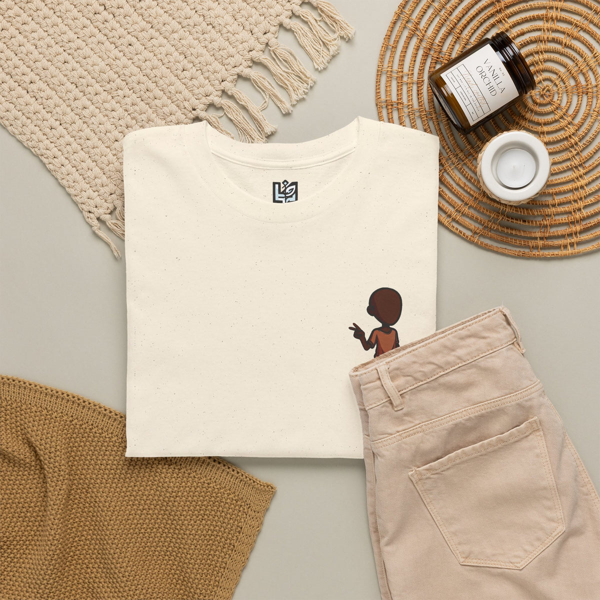 Mini Guitarist Tee — Cute Retro Kid Playing Guitar Graphic T-Shirt