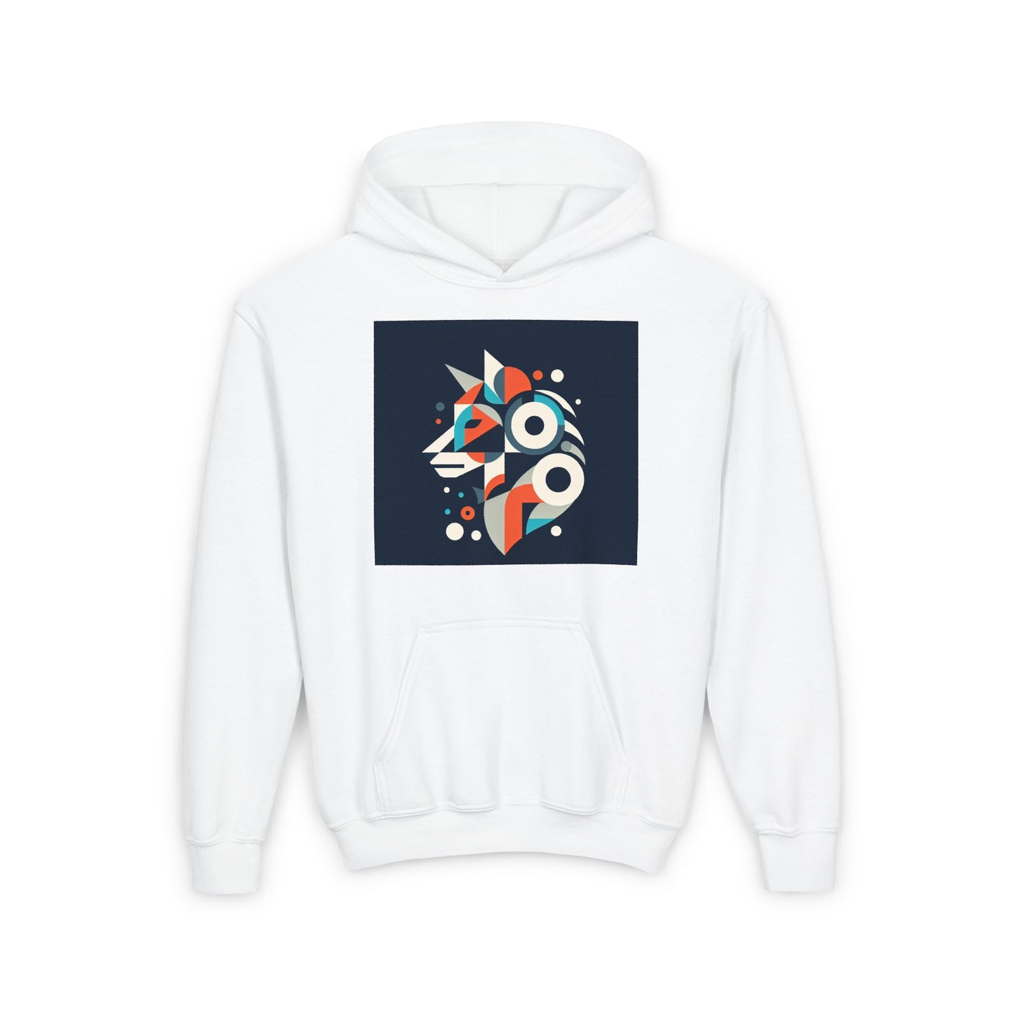 Youth Artistic Abstract Hoodie for Creative Minds