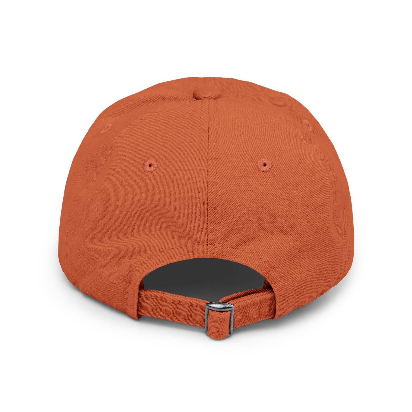 Distressed Black Dad Hat with Retro Boy Graphic — Casual Streetwear Cap