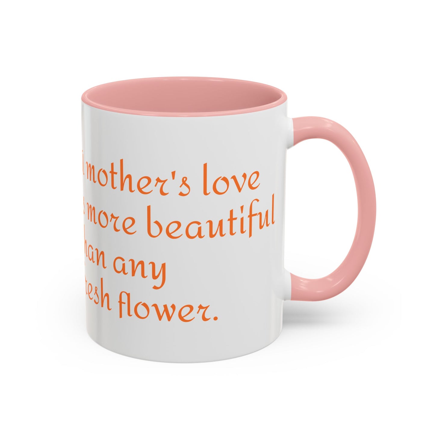 Happy Mother's Day Accent Coffee Mug - Beautiful Love Quote