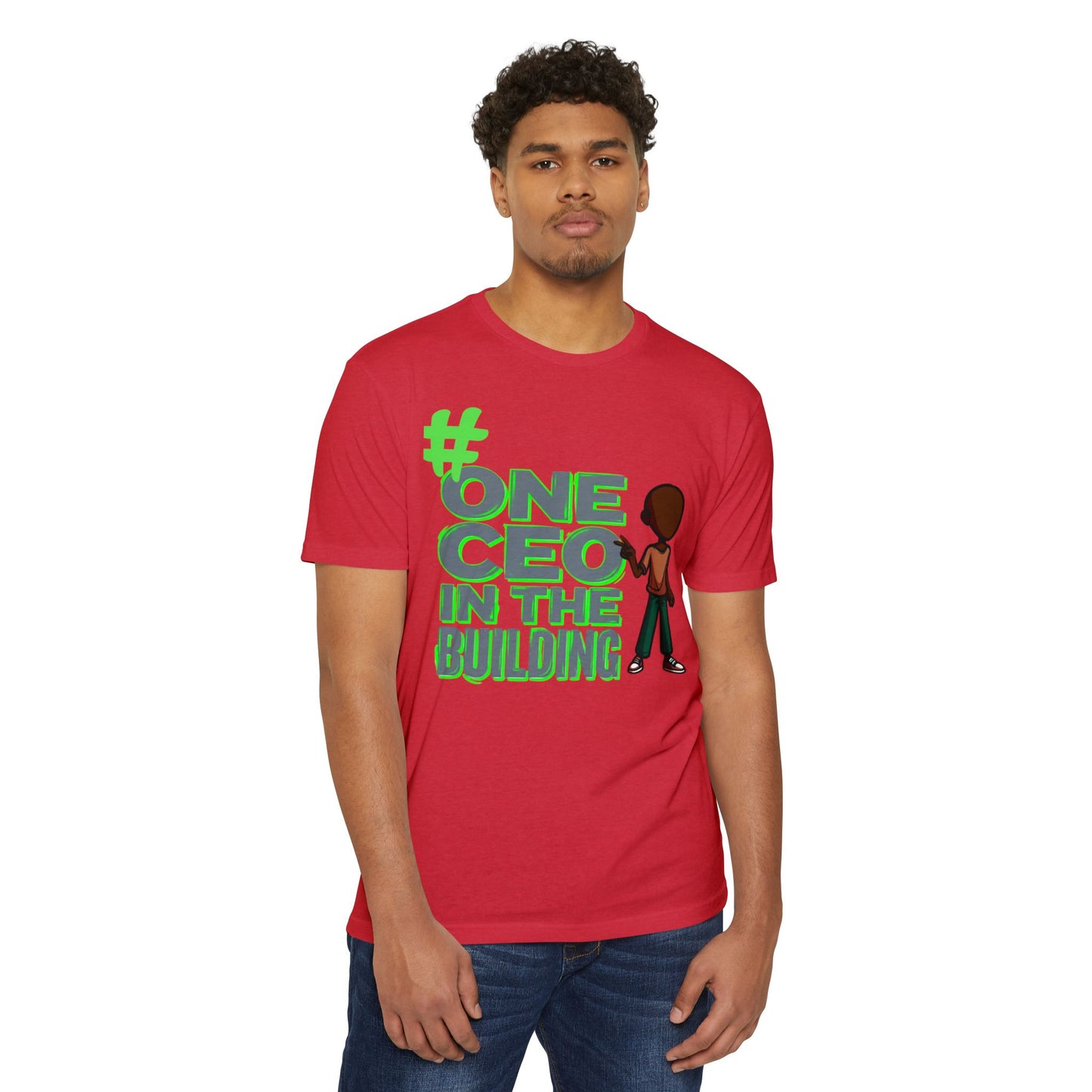 #One CEO In The Building Graphic T-Shirt — Kid/Youth Entrepreneur Tee