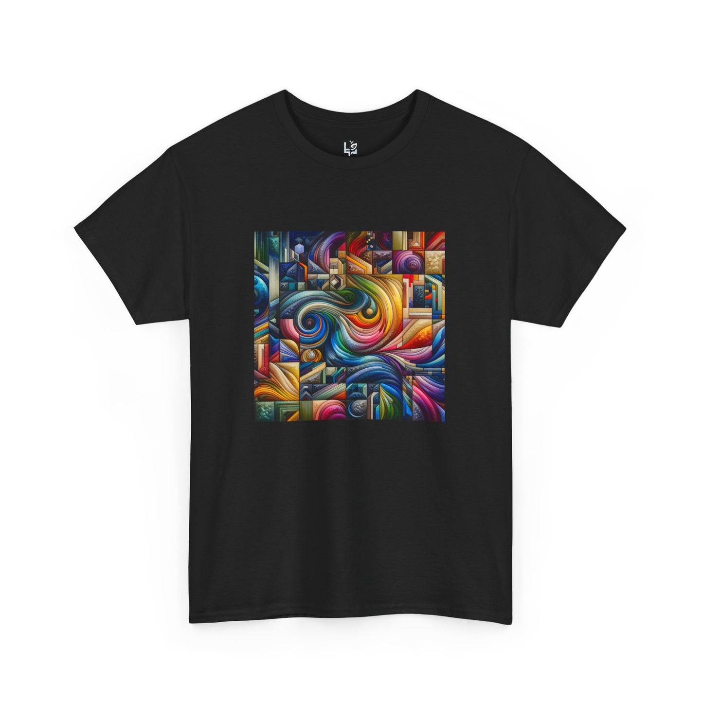 Vibrant Abstract Art Unisex Heavy Cotton Tee