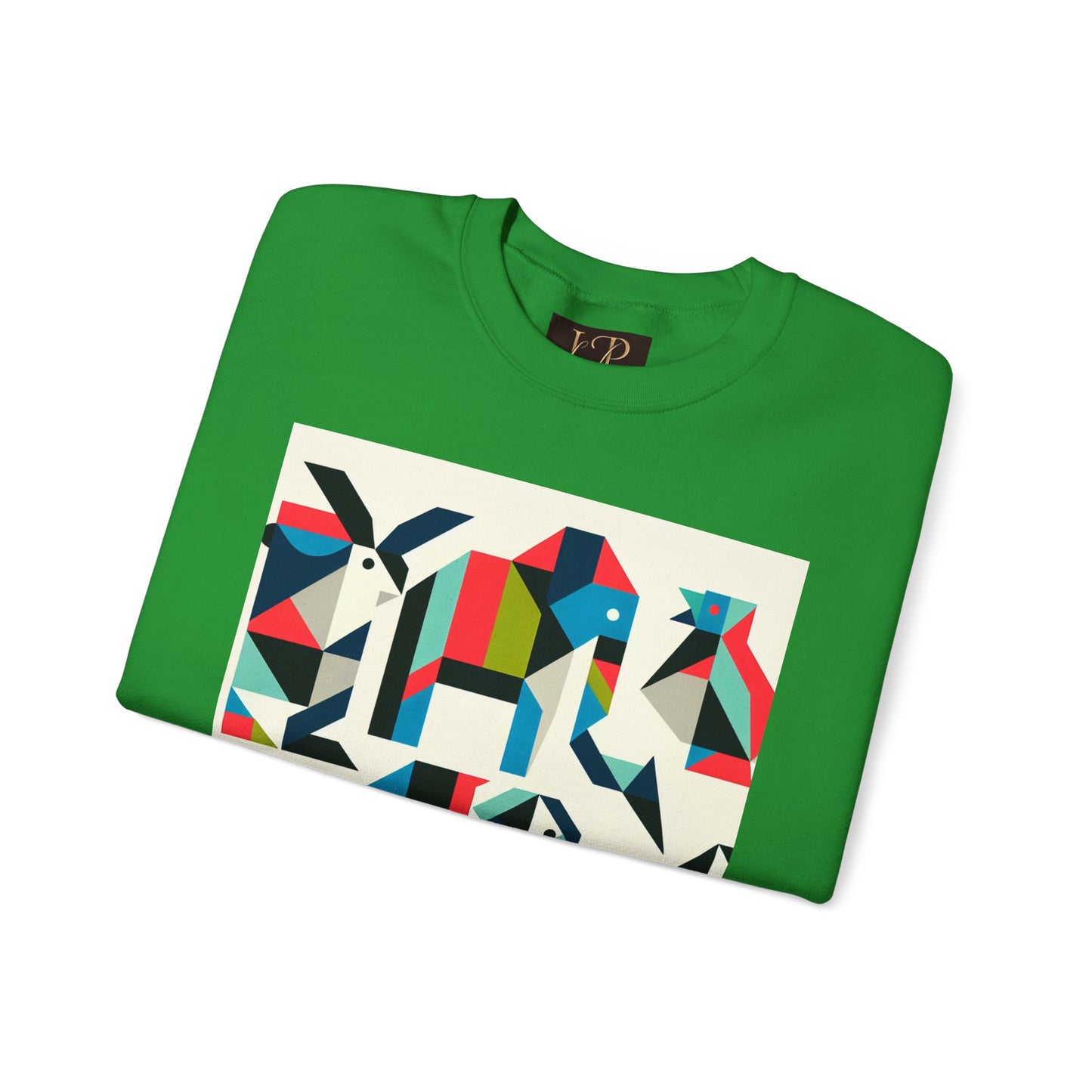 Colorful Geometric Art Unisex Sweatshirt - Cozy and Stylish