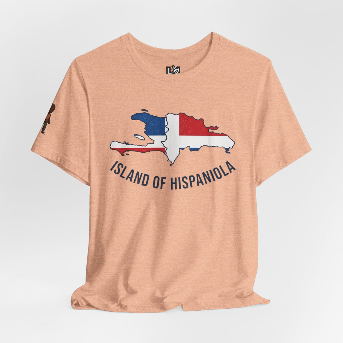 Island of Hispaniola Map T-Shirt