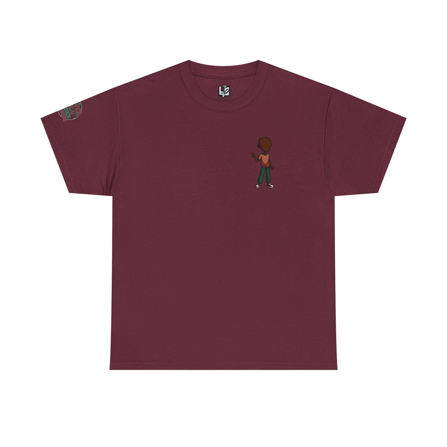 Mini Guitarist Tee — Cute Retro Kid Playing Guitar Graphic T-Shirt