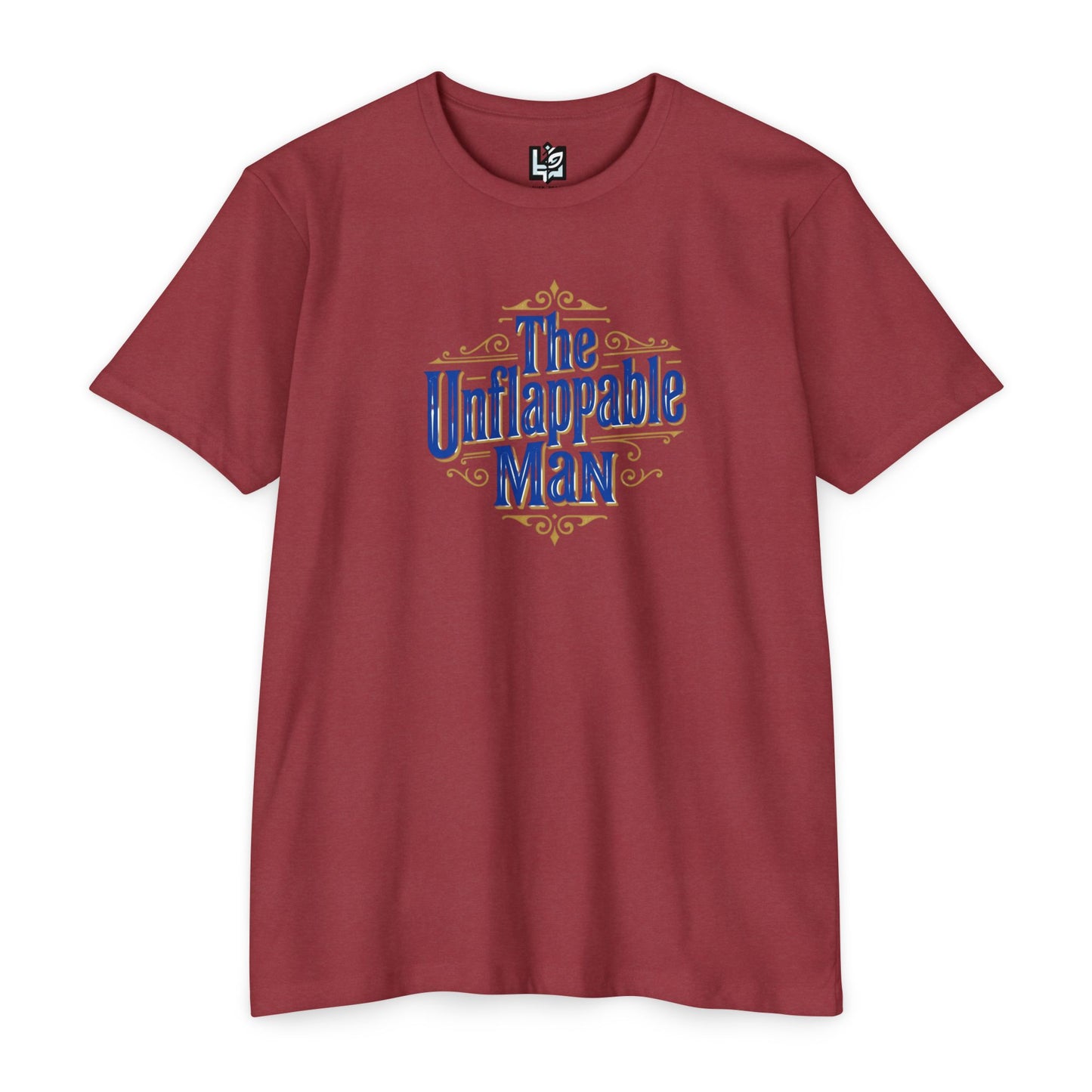 The Unflappable Man T-Shirt — Vintage-Inspired Graphic Tee for Confident Guys