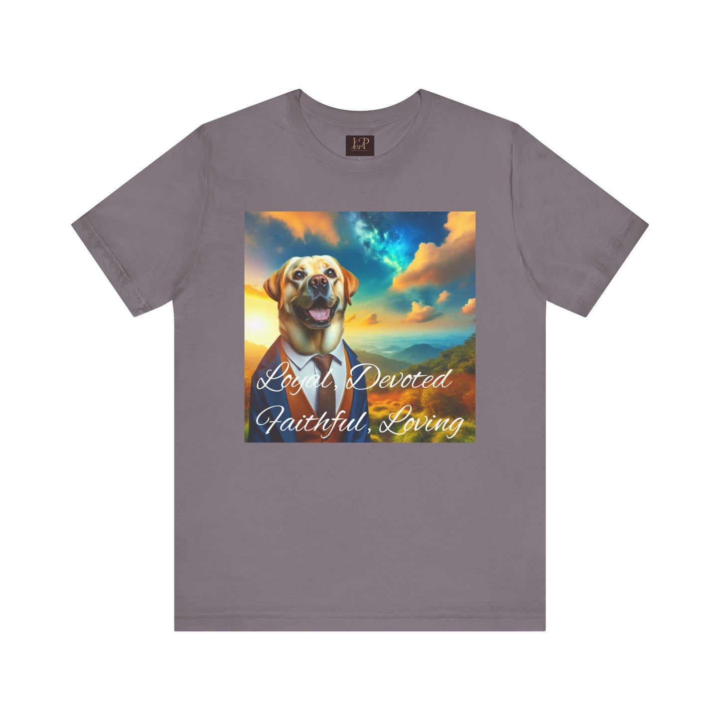 Labrador Love Unisex Jersey Tee - Devoted & Faithful Design
