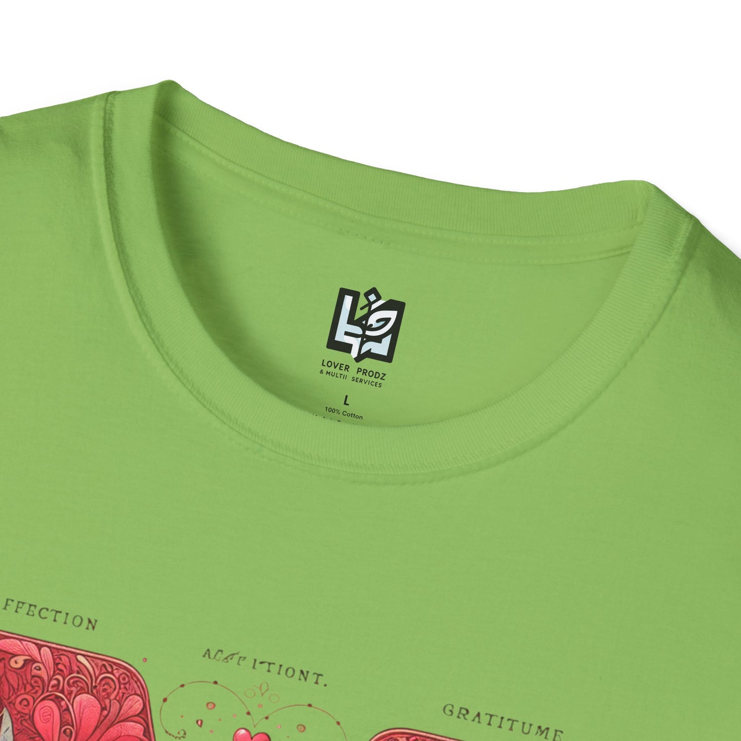 Floral Letter 'M' Unisex Softstyle T-Shirt - Perfect for Celebrations and Self-Expression