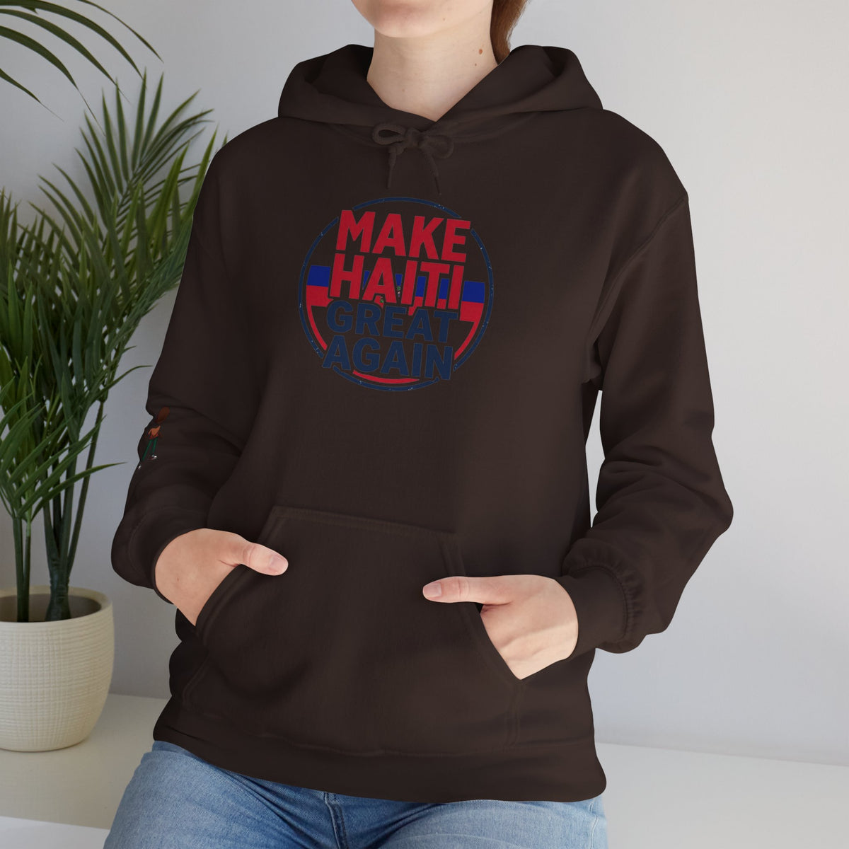 Hoodie - "Make Haiti Great Again" Political Solidarity Pullover