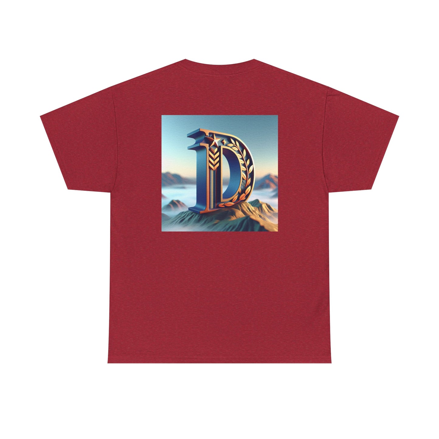 Vintage-Inspired Landscape Graphic Unisex Heavy Cotton Tee