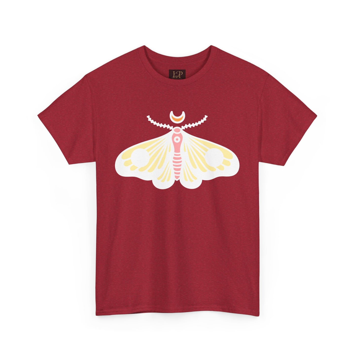 Dreamy Moth Unisex Heavy Cotton Tee - Soft & Stylish