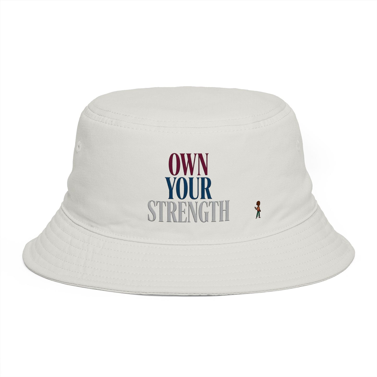 Own Your Strength Bucket Hat — Empowerment Embroidered Sun Hat