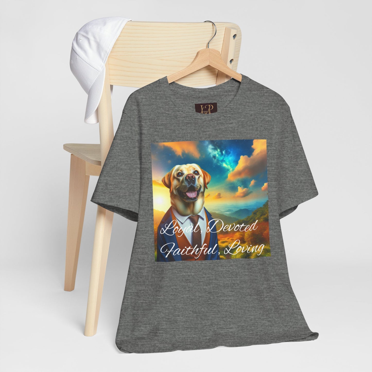 Labrador Love Unisex Jersey Tee - Devoted & Faithful Design