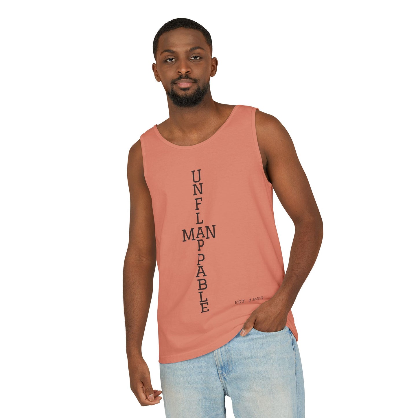 Unisex Inspirational Tank Top - Unflappable, Summer Apparel, Vacation Wear, Casual Gift, Fitness Gear