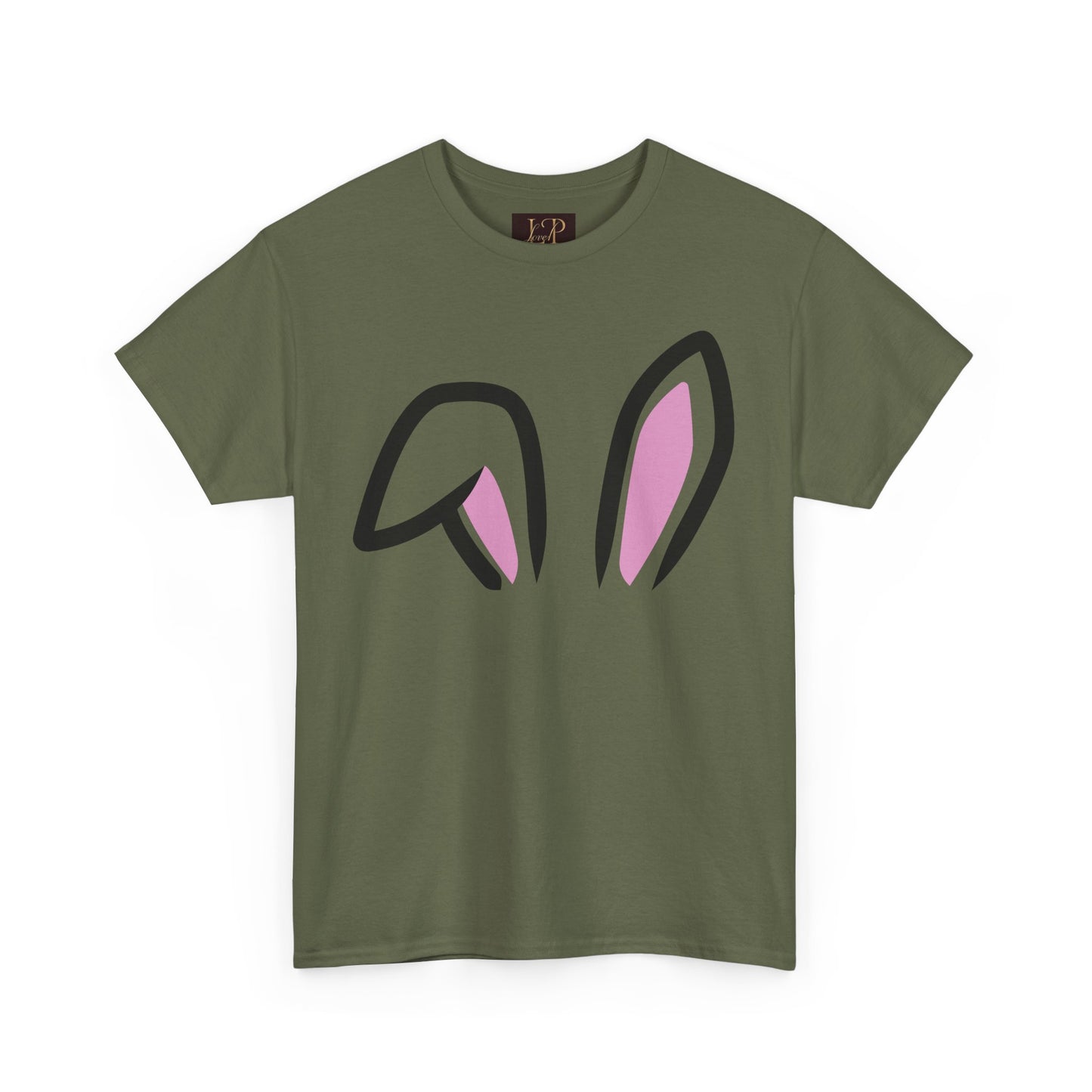 Cute Bunny Ears Unisex Heavy Cotton Tee