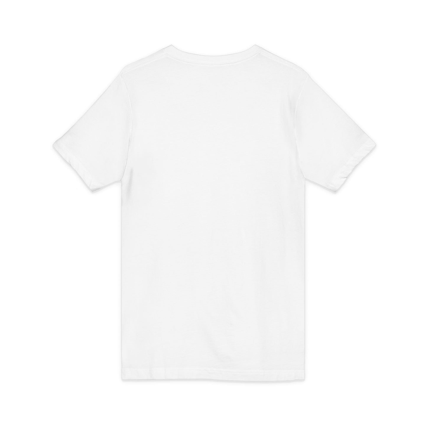 The Unflappable Man V-Neck Tee — Funny Resilient Guy Graphic Shirt