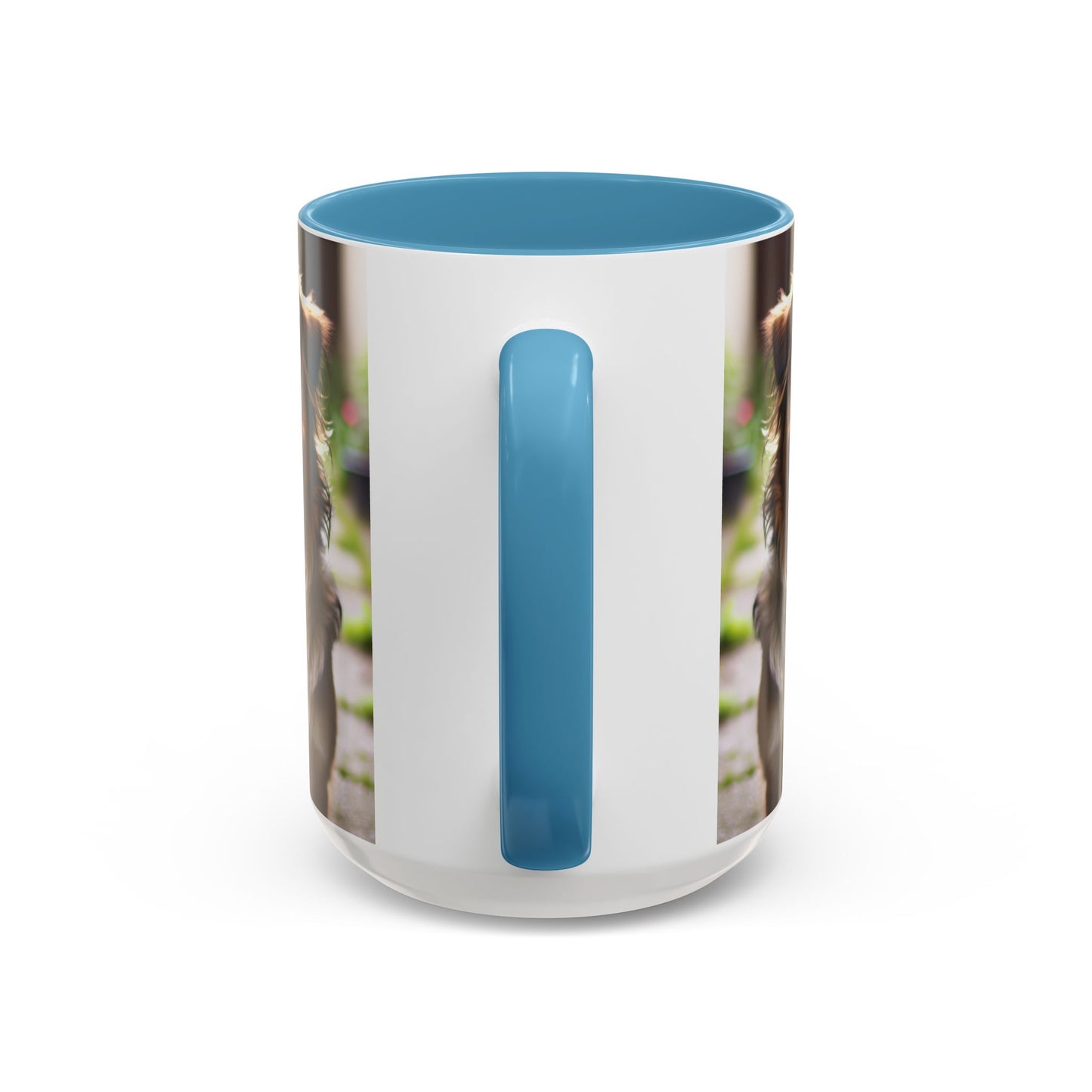 Happy Dog Graphic Accent Coffee Mug | Perfect for Pet Lovers