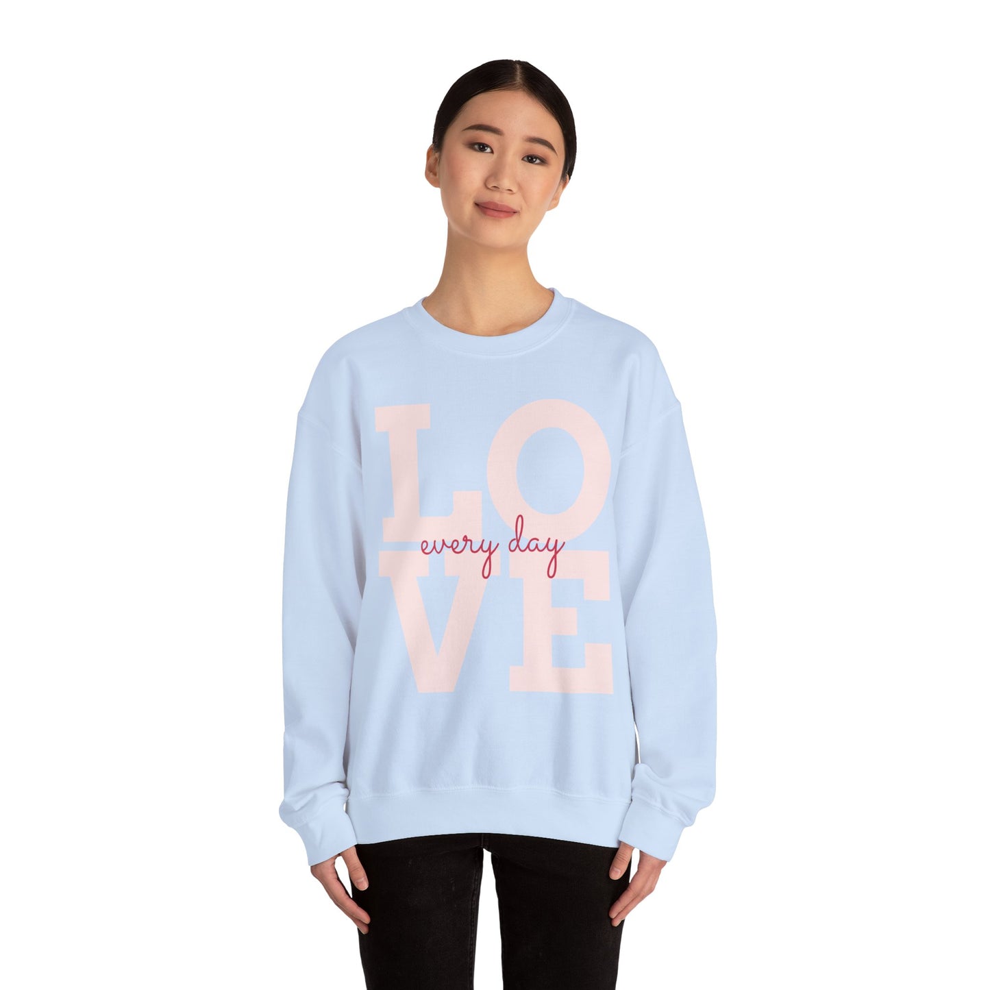 Love Every Day Unisex Crewneck Sweatshirt