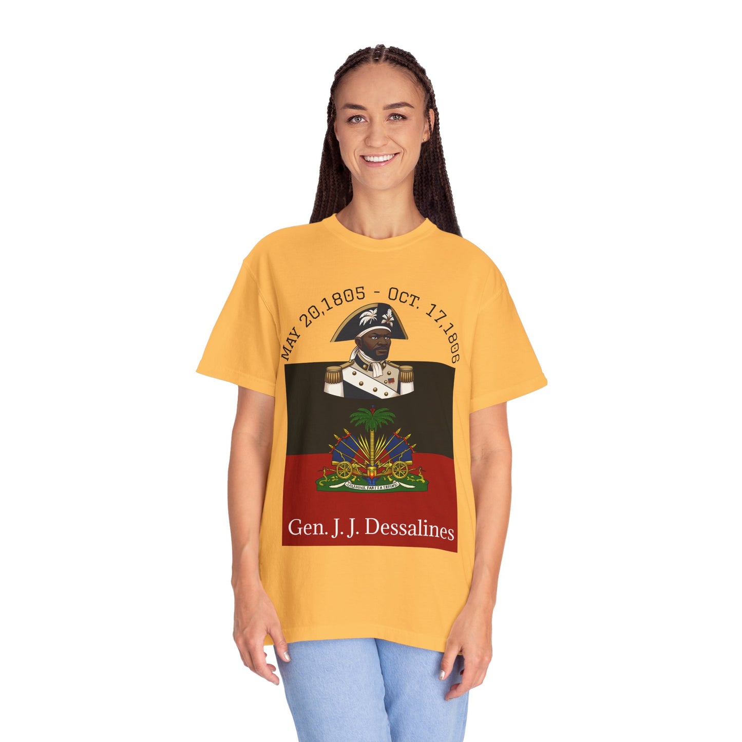 Gen. J.J. Dessalines T-Shirt, Historical Figure Tee, Haitian Revolution Apparel, Unisex Cotton Tee, Gift for History Buffs, Casual [...]