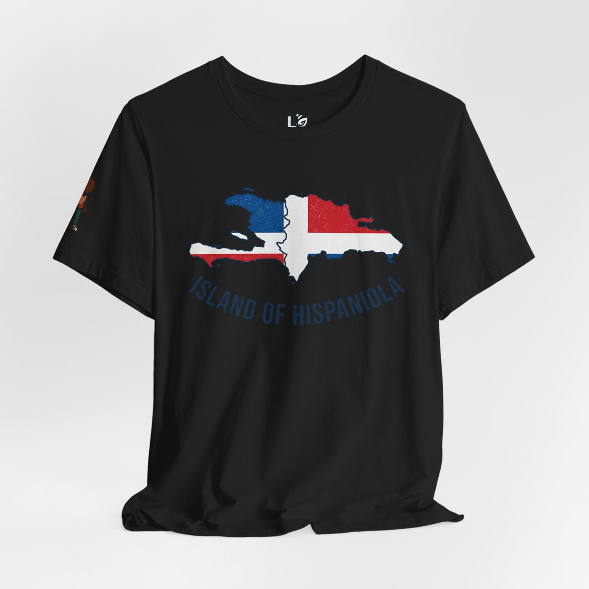 Island of Hispaniola Map T-Shirt