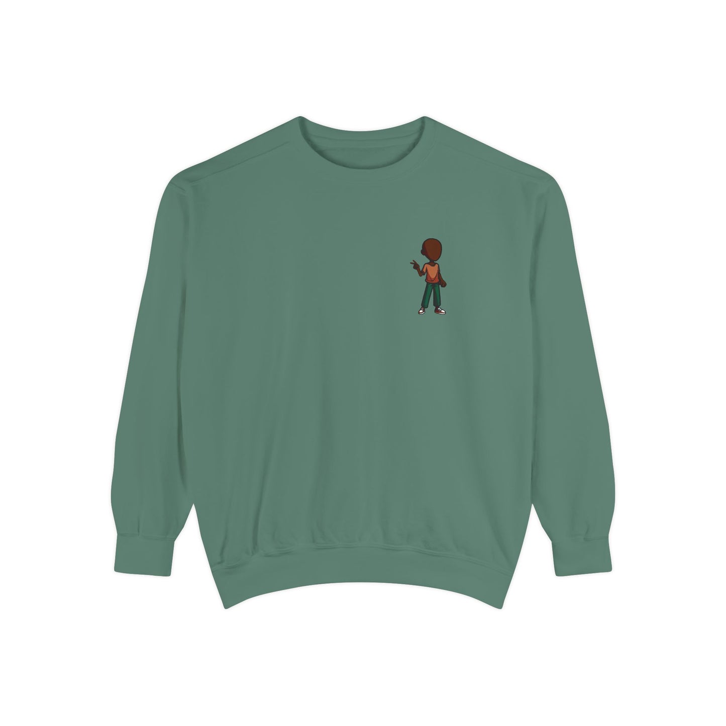 Retro Pixel Boy Graphic Sweatshirt