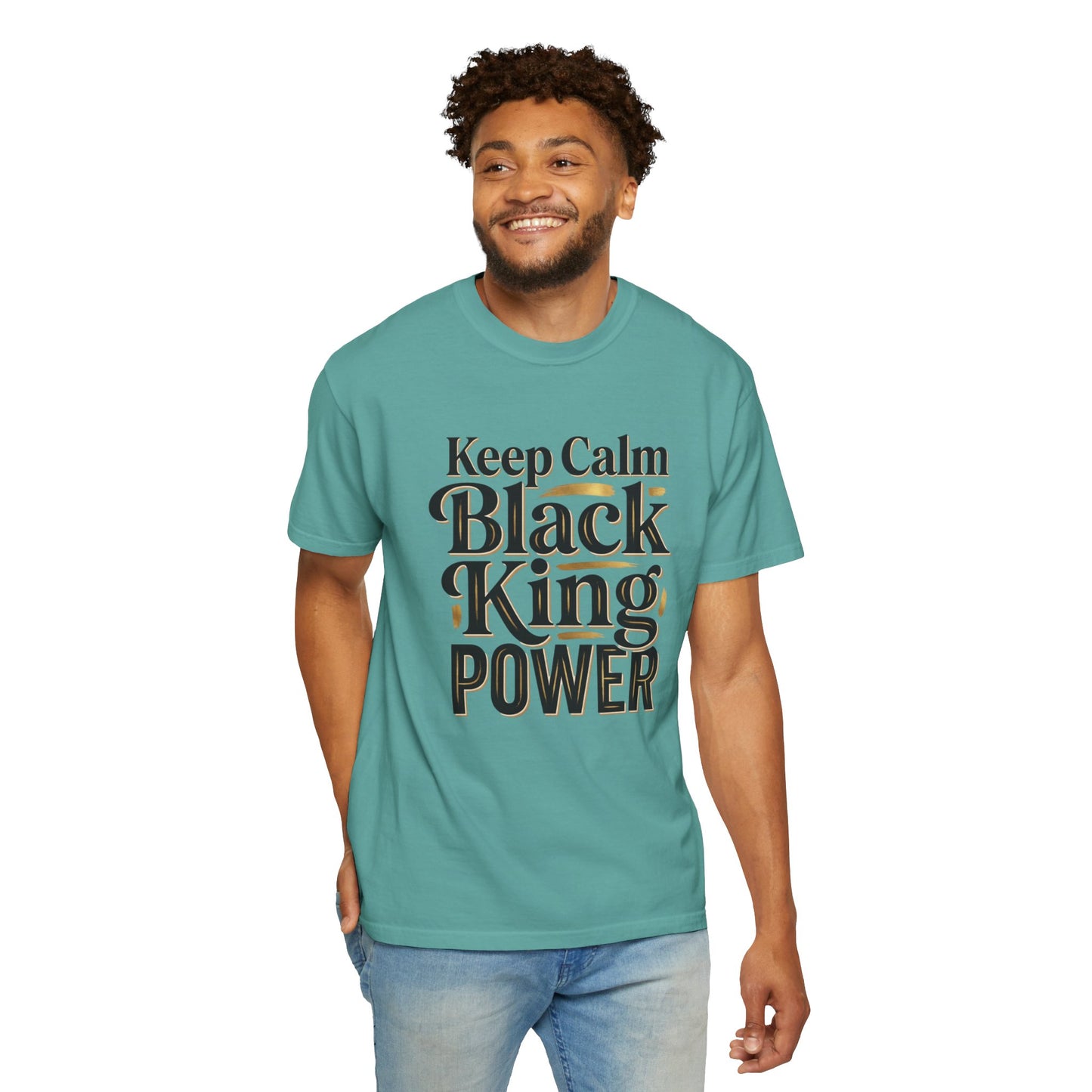 Keep Calm Black King Power T‑Shirt